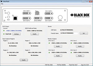 Der Video Wall Controller von Black Box wird über eine PC-Software gesteuert, die kinderleicht zu bedienen ist. 