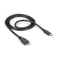 USB3C5G-1M: USB 3.1 to USB 3.0, 1.0 m, Type C M/Type B Micro M