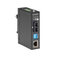 LMC282A: (1) 10/100Mbps, RJ-45, (1) 100BASE-FX Single-mode, SC, 30km, SM 1310nm, SC Connectors, 12 - 48 VDC