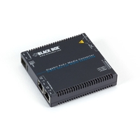 LGC5210A: (2) 10/100/1000Mbps, RJ-45, (1) 100/1000M SFP, range dep. on SFP, Mode dep. on SFP, Connector dep. on SFP, AC/DC