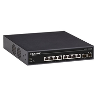 LGB5510A: Web smart managed, (8) 100M/1G/10G RJ45 ports + (2) 1G/10G SFP/SFP+ slots