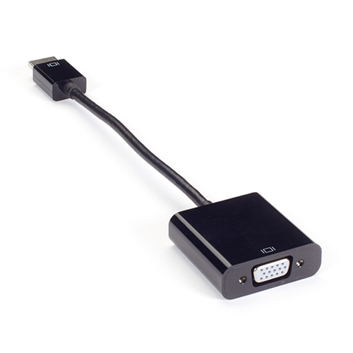 VA-HDMI-VGA, HDMI to VGA Adapter Converter with Audio, Male/Female Dongle -  Black Box