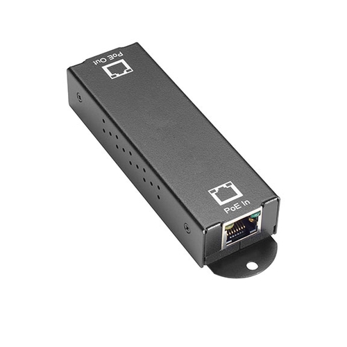 LPR1111 10 100 1000BASE T PoE Ethernet Repeater 802.3at 1 Port Black Box