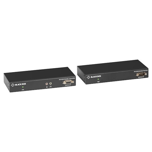 KVXLCF-R2, KVM Extender Kit over Fiber - DVI-D, USB 2.0, Serial, Audio, Local Video - Black Box KVXLCF-R2, KVM Extender Kit over Fiber - DVI-D, USB 2.0, Serial, Audio, Local Video - Black Box
