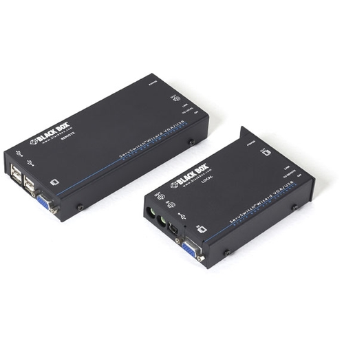 ACU5050A-R2, Wizard KVM Extender - VGA, USB, Audio, Dual-Access, CATx - Black Box ACU5050A-R2, Wizard KVM Extender - VGA, USB, Audio, Dual-Access, CATx - Black Box