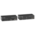 KVX Series KVM Extender over CATx - Dual-Head, DVI-I, USB 2.0, Serial, Audio, Local Video
