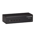 KVM Switch - 4-Port, Dual-Monitor, Mixed DisplayPort 1.2 and HDMI 2.0, 4K 60Hz, USB 3.1 Hub, Audio