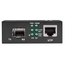 LGC210A-R2: (1) 10/100/1000Mbps, RJ-45, 1000BaseX SFP, range dep. on SFP, Mode dep. on SFP, Connector dep. on SFP, 100–240 VAC