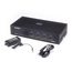 SS4P-DVI-4X4-UCAC: (1) DVI-I: Single/Dual Link DVI, VGA, HDMI  through adapter, 4 users x 4 sources, USB Keyboard/Mouse, Audio, CAC