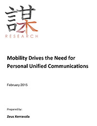 Mobility Drives Need For Personal Unified Communications